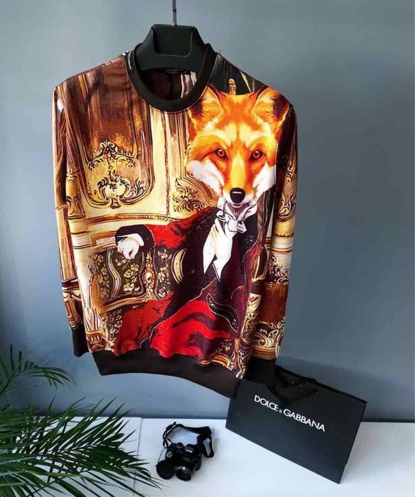 Karl Lagerfeld мужской свитшот белый реглан батник кофта