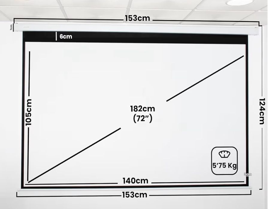 Tela para projeção