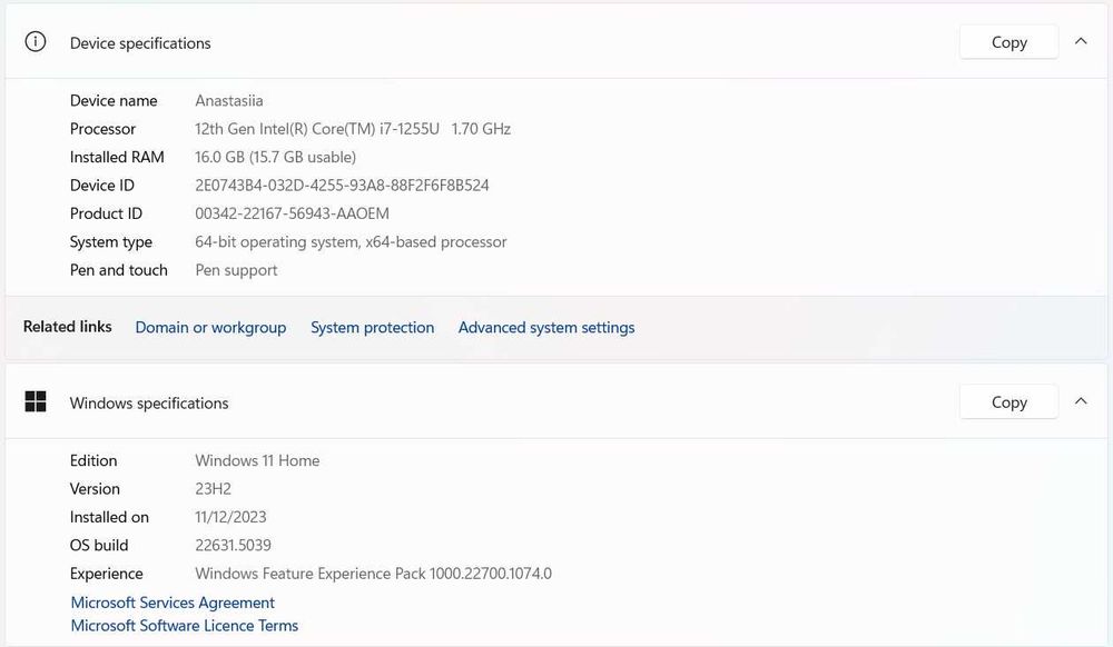 ASUS VivoBook 14" | Intel Core i7-1255U | 16 GB RAM | Íris Xe Graphics