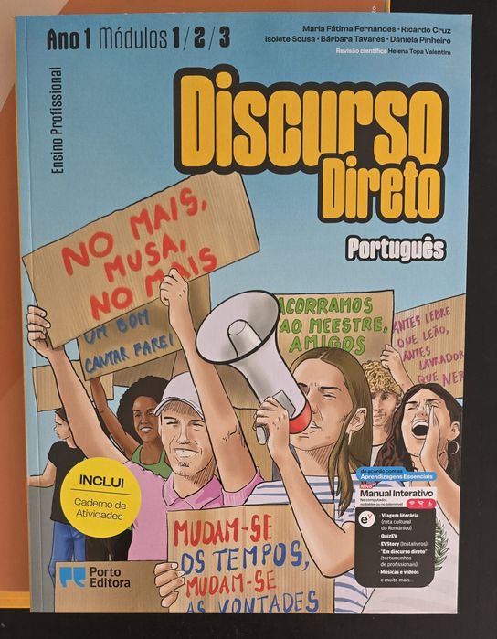 Discurso Direto - Ano 1 - Português - Conj. Pedagógico Prof. Completo