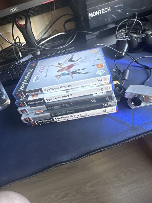 Eyetoy + Jogos Eyetoy Ps2
