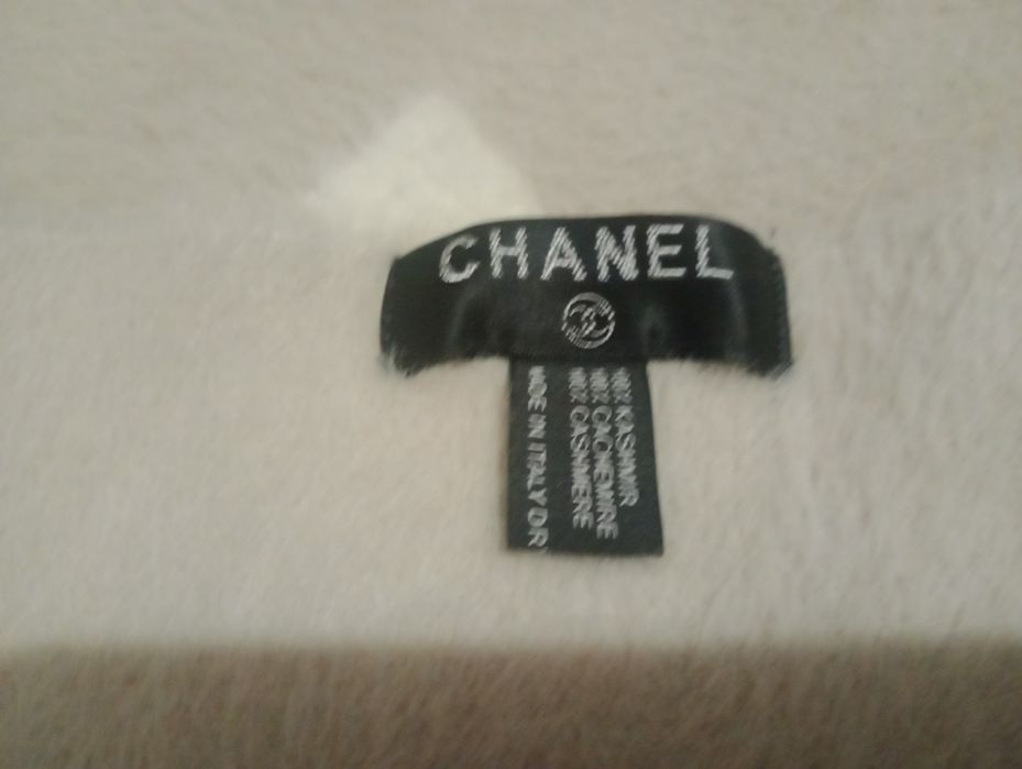 Chanel оригінал пончо шарф палантін 100% кашемір