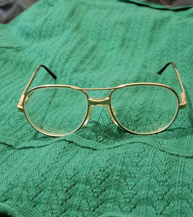 Окуляри вінтаж sferettaflex 18 карат золото Італія