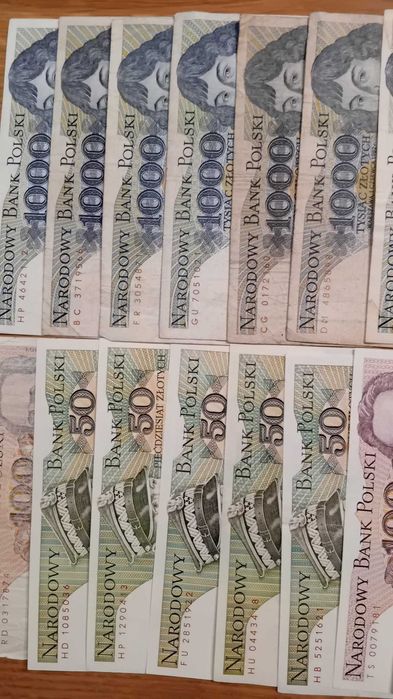 Sprzedam banknoty  z Polski