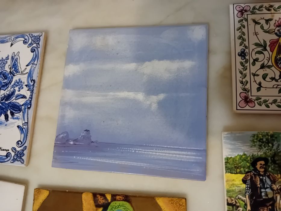 Conjunto de 10 Azulejos Antigos Diversos