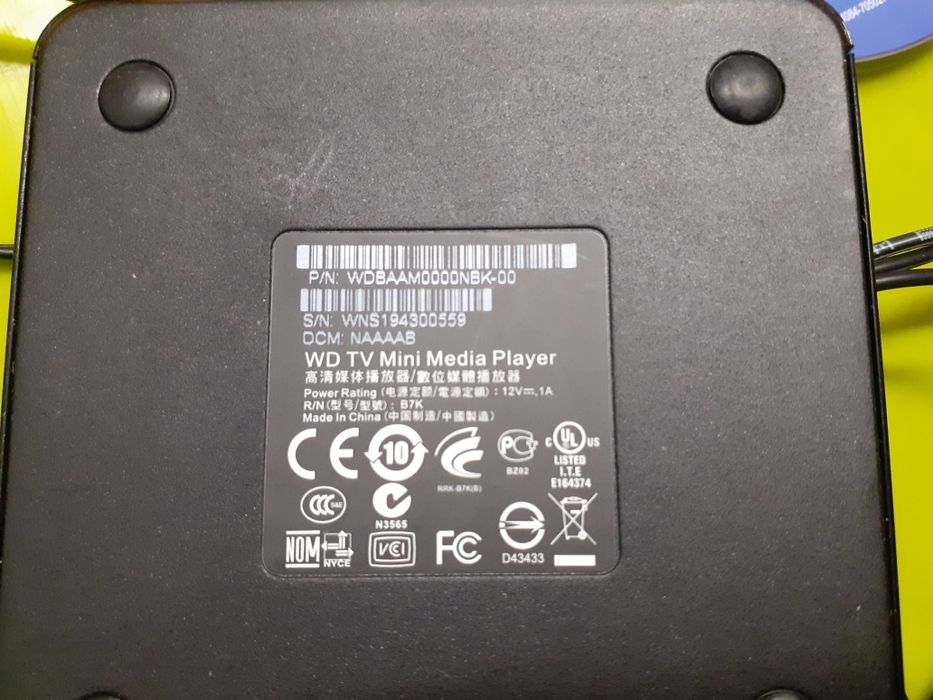 Used WD Multimedia Player64738425554819124