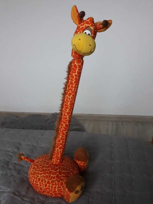 pluszak duża maskotka żyrafa głowa na magnes