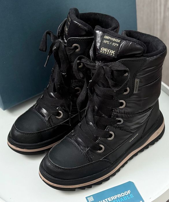 Зимові чоботи Geox на дівчинку розмір 34