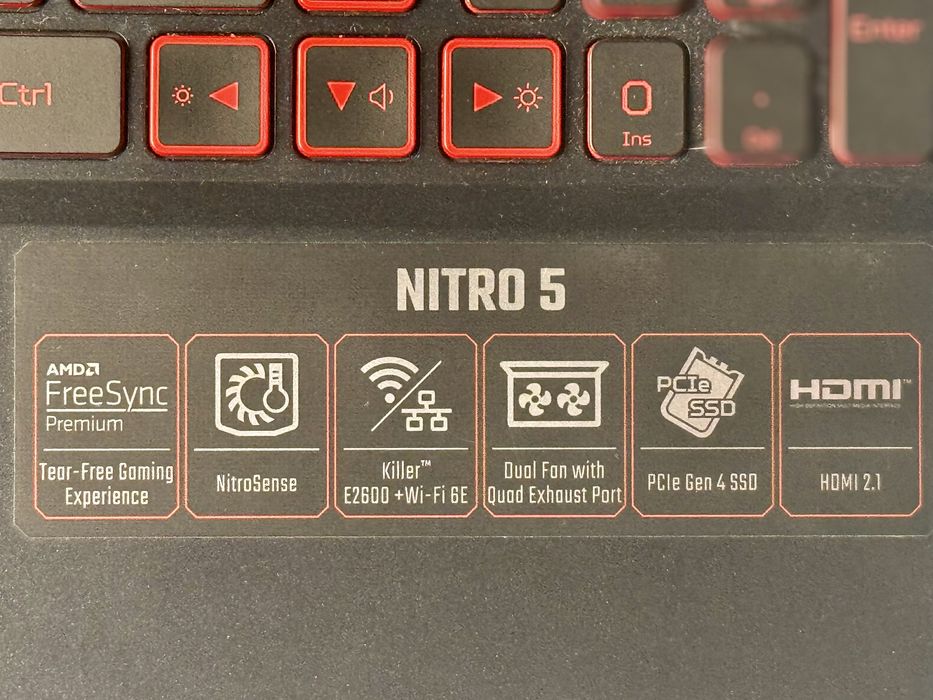 Laptop Acer Nitro 5 R5-6600H/16GB/512GB+1TB/RTX 3050/144Hz