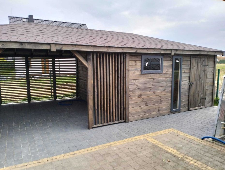 Domek narzędziowy z Altanką 2w1 - Różne rozmiary