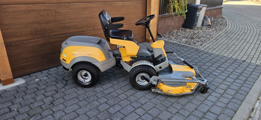 Traktorek kosiarka stiga 4x4 pro park pług do śniegu