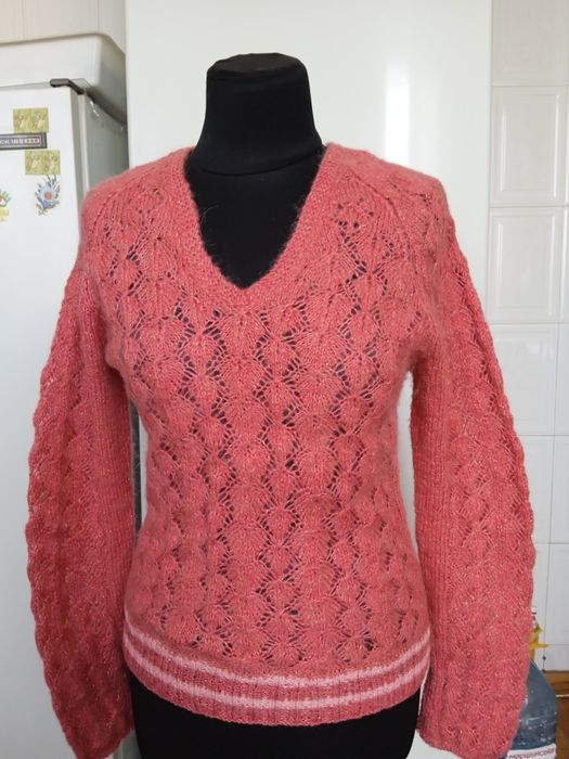 Кофта джемпер мохер с люрексом