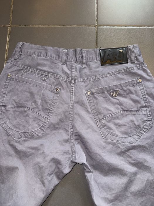 Джинсы Armani Jeans metall logo