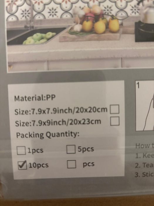 Stickers Para colar chão ou parede