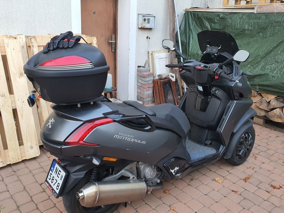 Skuter PEUGEOT METROPOLIS 400, 5.5 tyś. wyposa. GRATIS na prawko B