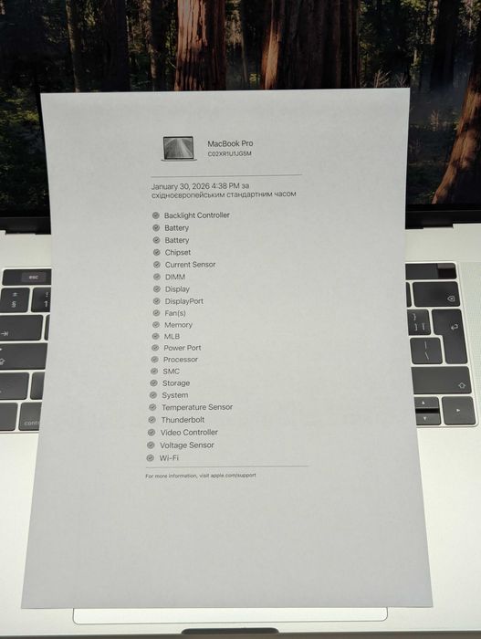 MacBook Pro 15" 2018, A1990 НОВА БАТАРЕЯ