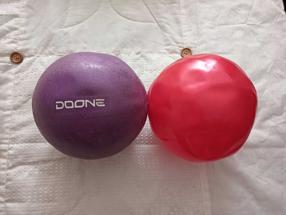 2 Bolas de fitness para pilates 18cm