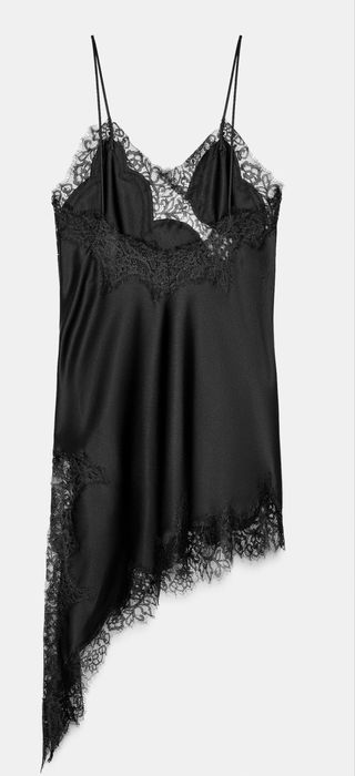 Нова чорна сукня комбінація Zara S