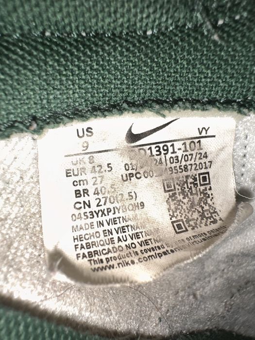 Nike Dunk Low Spartan Green"  Tam. 42.5