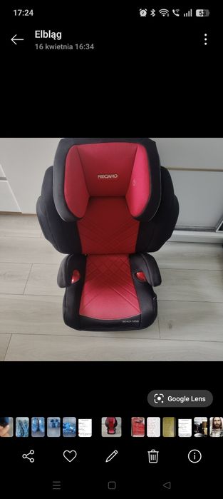 Fotelik samochodowy recaro