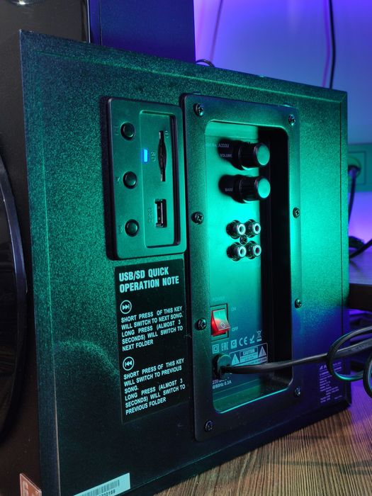 Акустична система 2.1 F&D A333u мультимедіа сабуфер аудіо колонки