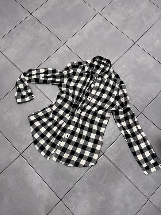 Koszula w kratę kratkę krata zara basic