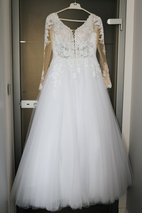 Suknia ślubna biała  dodatki