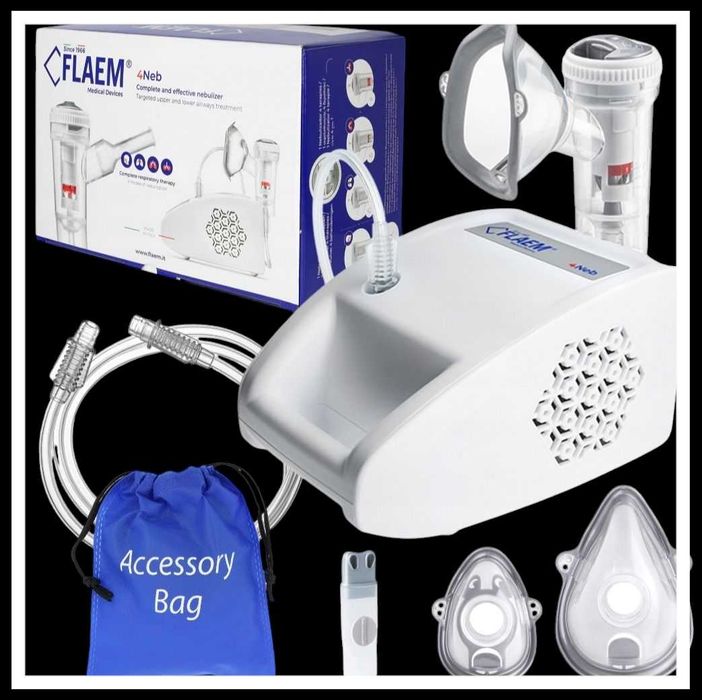 !!! MEGA INHALATOR dla dzieci  FLAEM 4NEB nebulizator