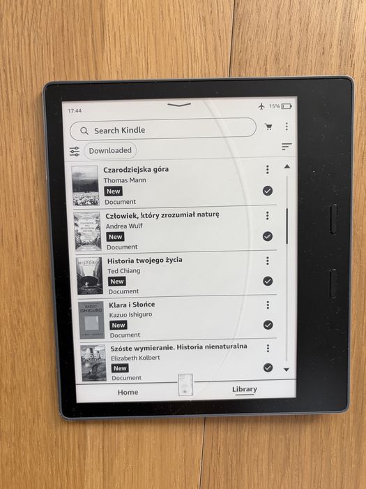 Kindle Oasis - pęknięty ekran