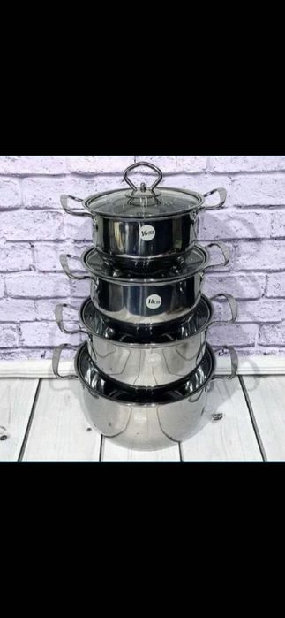 Набор кастрюль из нержавеющей стали