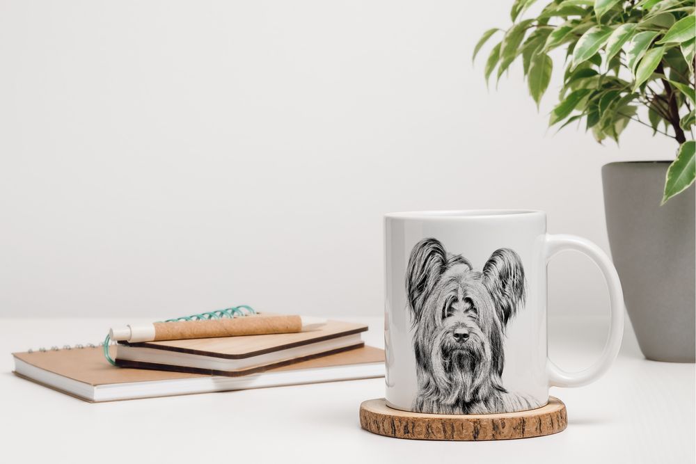 Skye Terrier kubek z psem Makes me happy Art-Dog