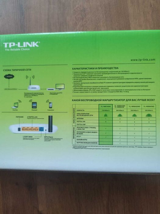 Маршрутизатор TP-LINK TL-WR740N