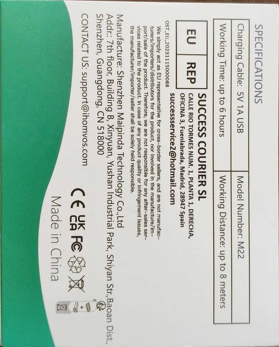 Microfone Lapela Koilboane M22 - (Combo x2 Microfones) C/ Garantia