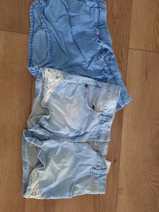 Krótkie spodenki jeansowa rozm. 140 H&M i Pepperts