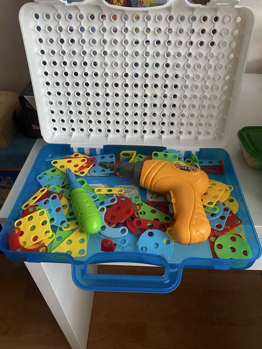 Kit Puzzele Creative com berbequim eletrico