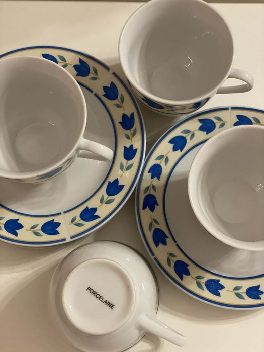 Eleganckie porcelanowe filiżanki