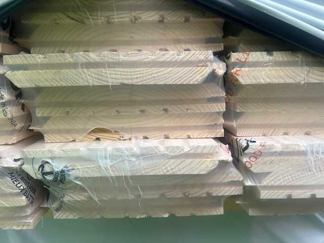 DESKA Elewacyjna szeroka świerk elewacja drewniana podbitka taras 28mm