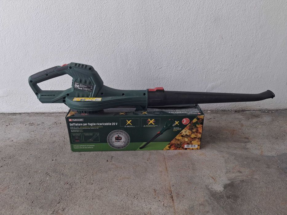 Soprador de folhas Lidl a bateria, 20 V