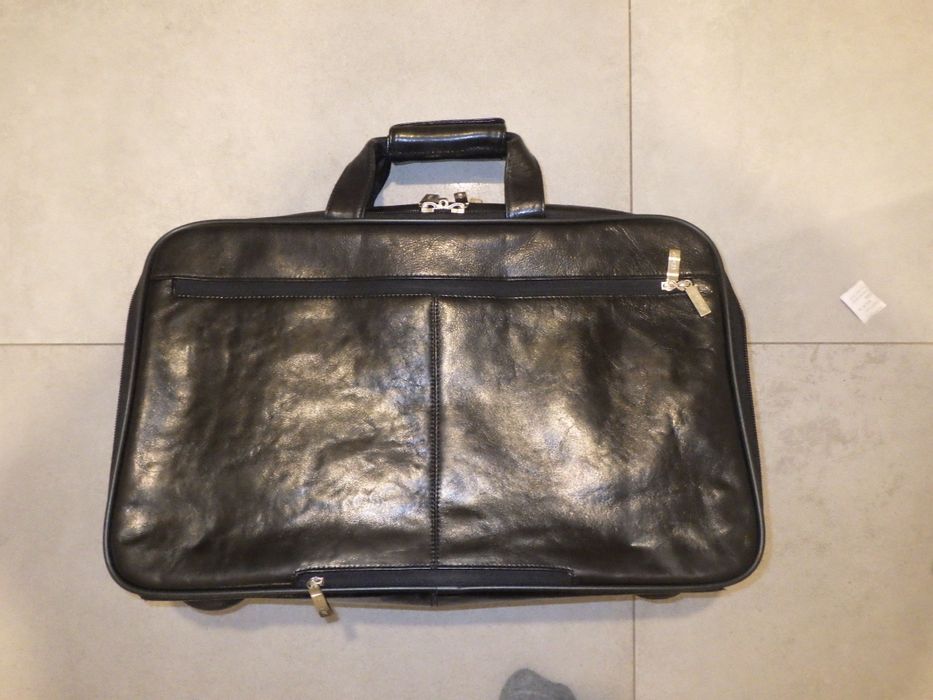 OCHNIK   |   Skórzana torba męska / Teczka   |   Czarna