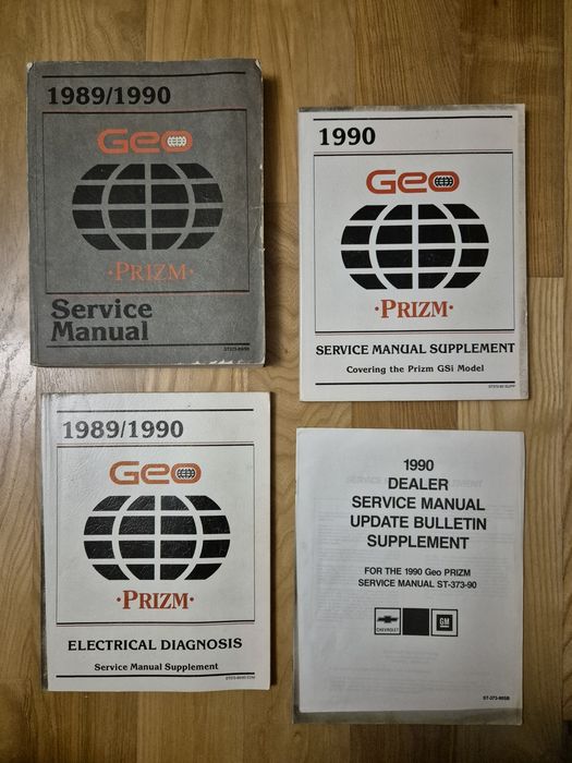 Geo Prizm Instukcja obsługi diagnoza 1989/90