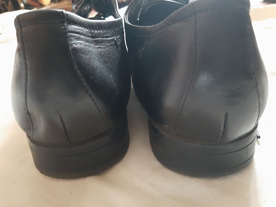 Pantofle męskie czarne bugatti