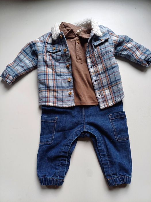 Paczka ubranek dla chłopca rozm 74 wiosna H&M, Tu , Lindex