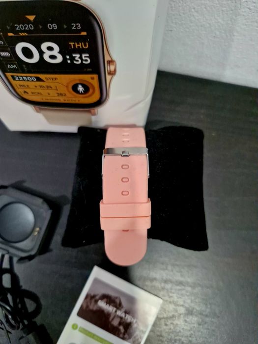 Smartwatch cor de rosa