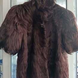 Casaco de cerimónia em cabelo artificial #