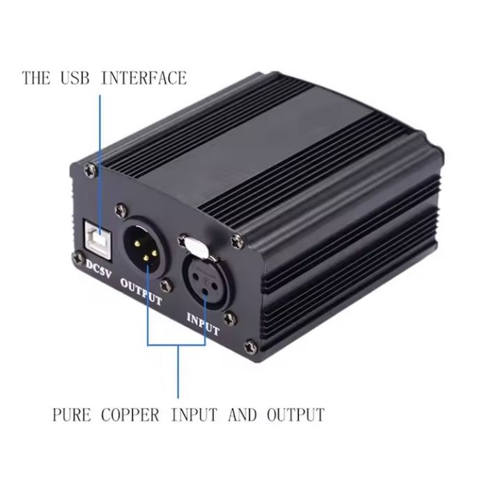 48V Phantom Power Adapter For BM 800