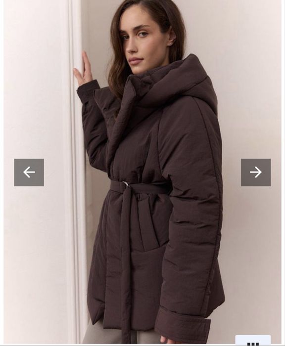 Куртка зимова з поясом