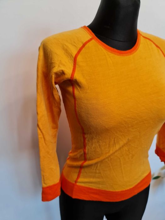 600  Żółta koszulka Merino i Bambus rozmiar 152 Tufte