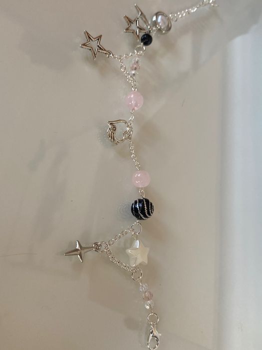 srebrna bransoletka coquette