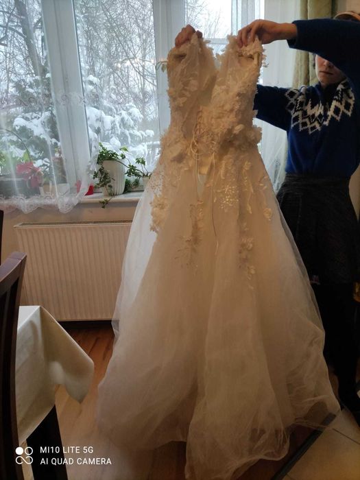 Suknia ślubna "księżniczka" Mona Lissa - rozm. 34/ XS