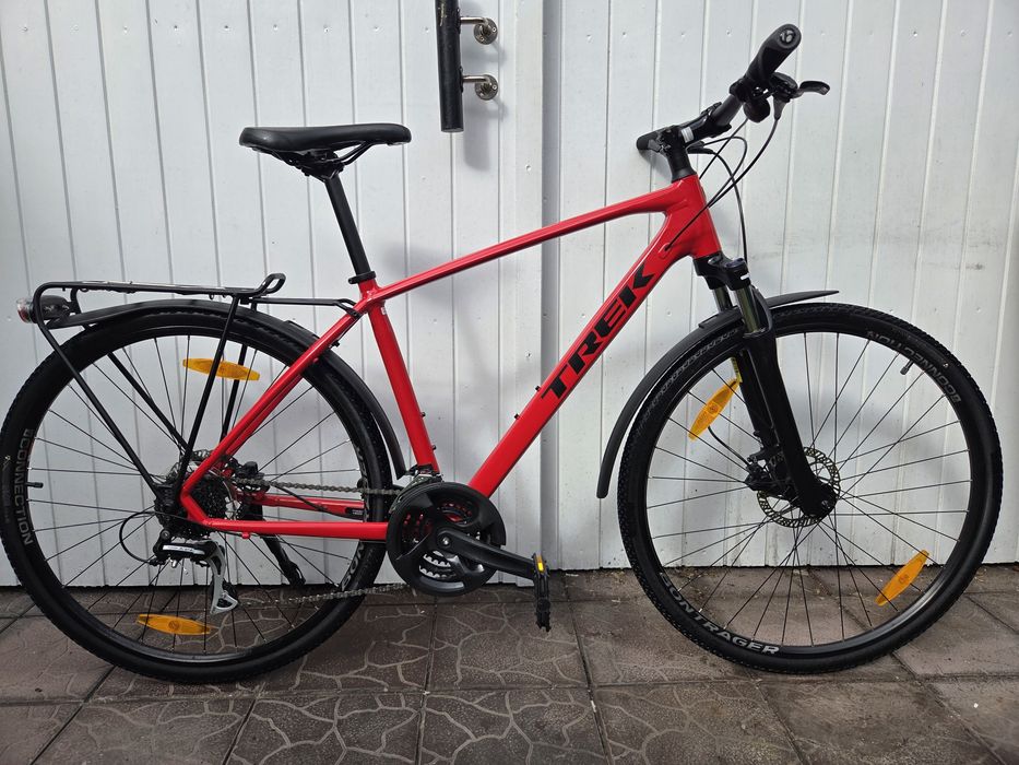 Rower jak nowy Trek Dual Sport 2 # 28 cali Rama L Akcesoria # stan idealny